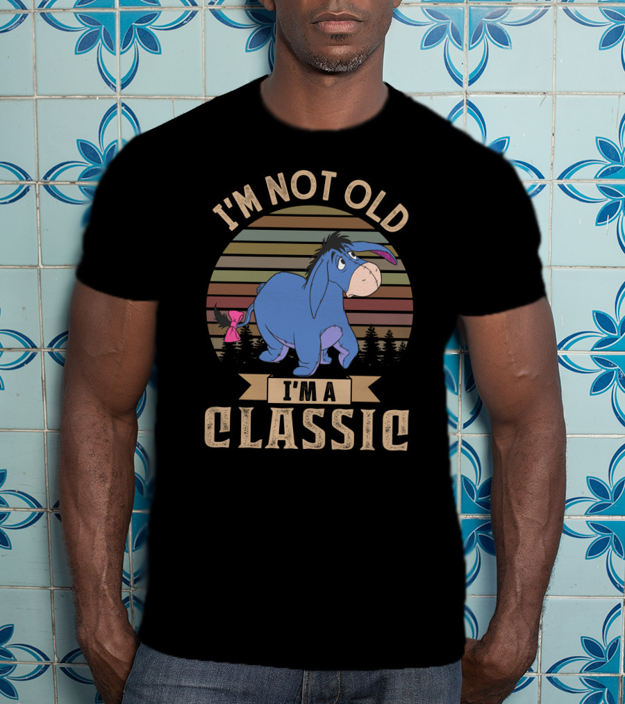 I'm Not Old I'm A Classic Eeyore Vintage Style T-Shirt