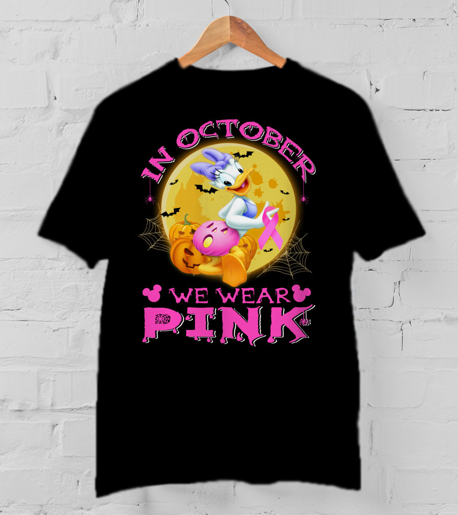 In October We Wear Pink Daisy T-Shirt