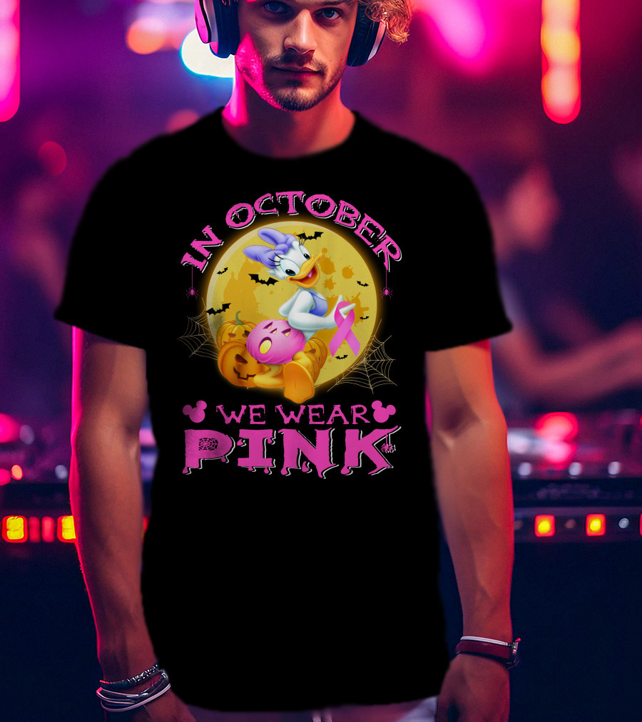 In October We Wear Pink Daisy T-Shirt
