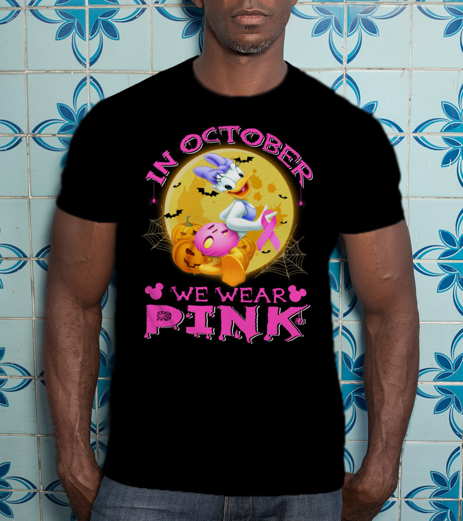 In October We Wear Pink Daisy T-Shirt