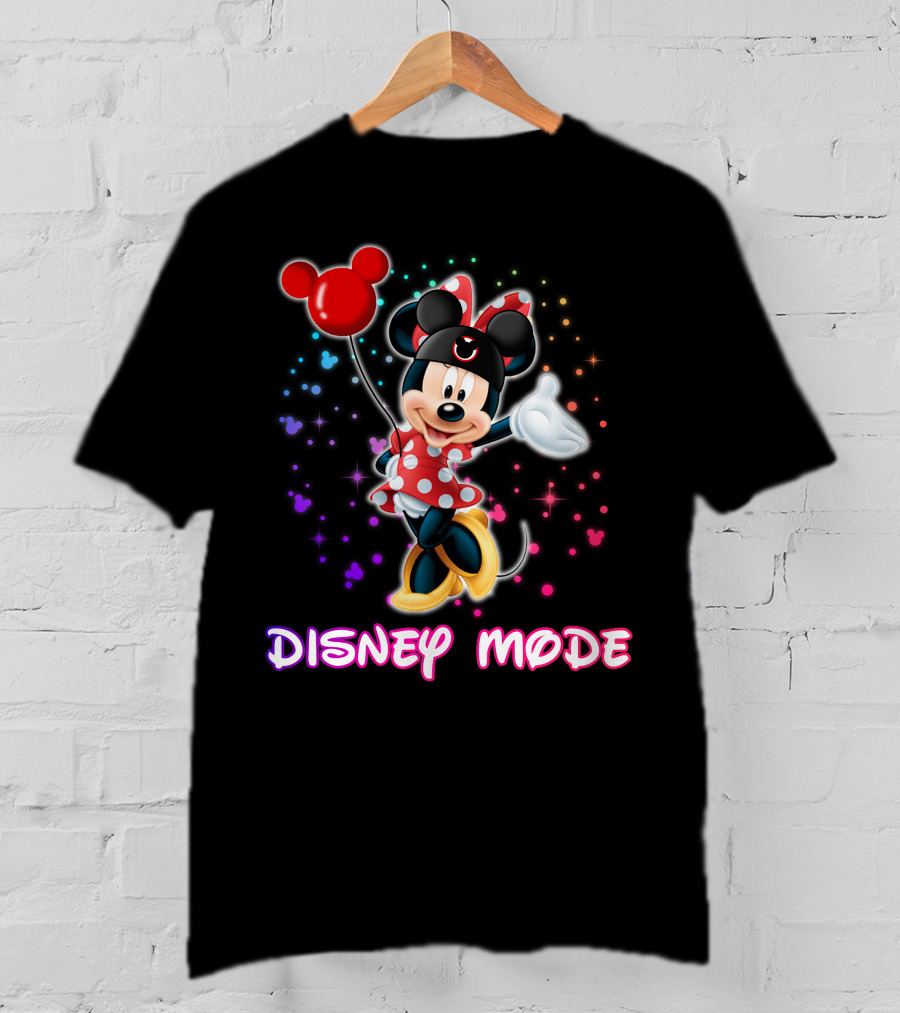 Disney Mode Minnie Mouse Balloon Cheerfulness Magic T-Shirt