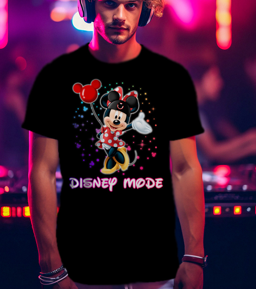 Disney Mode Minnie Mouse Balloon Cheerfulness Magic T-Shirt
