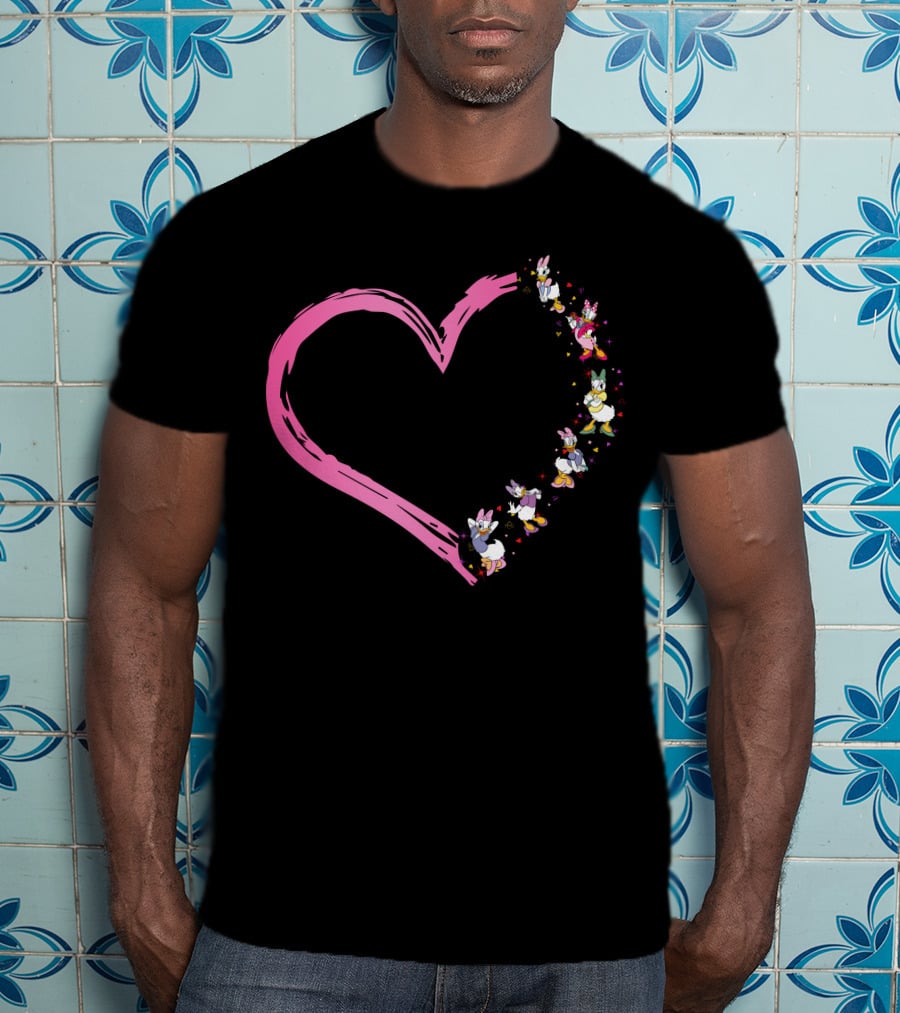 Daisy Duck Pink Heart Dance T-Shirt