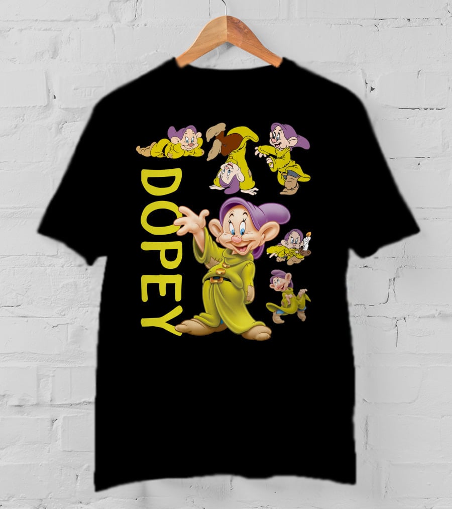 Dopey Seven Dwarfs Character Variations Disney T-Shirt