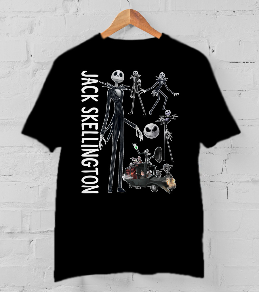 Jack Skellington Nightmare Before Christmas Character Collection T-Shirt