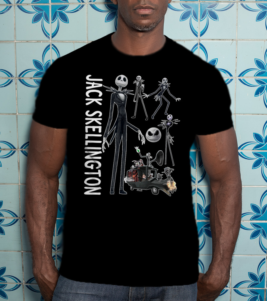 Jack Skellington Nightmare Before Christmas Character Collection T-Shirt