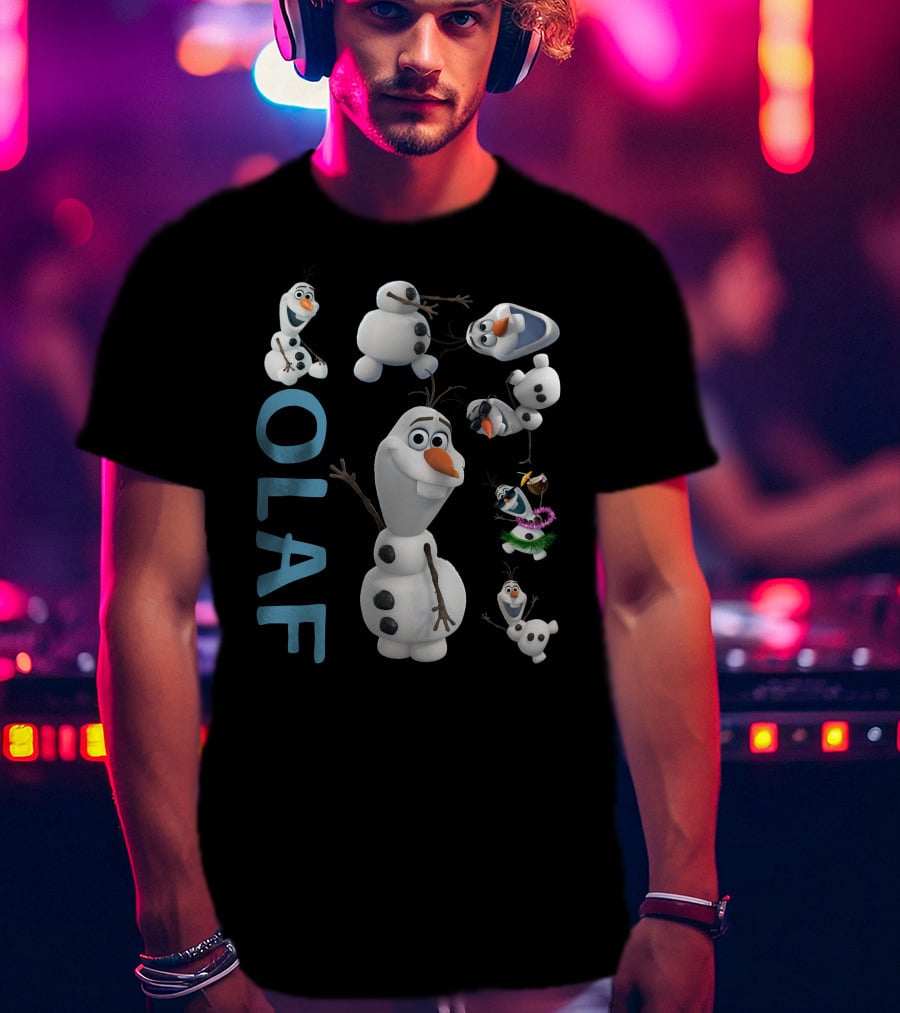 Olaf Frozen Character Multiple Poses And Expressions T-Shirt