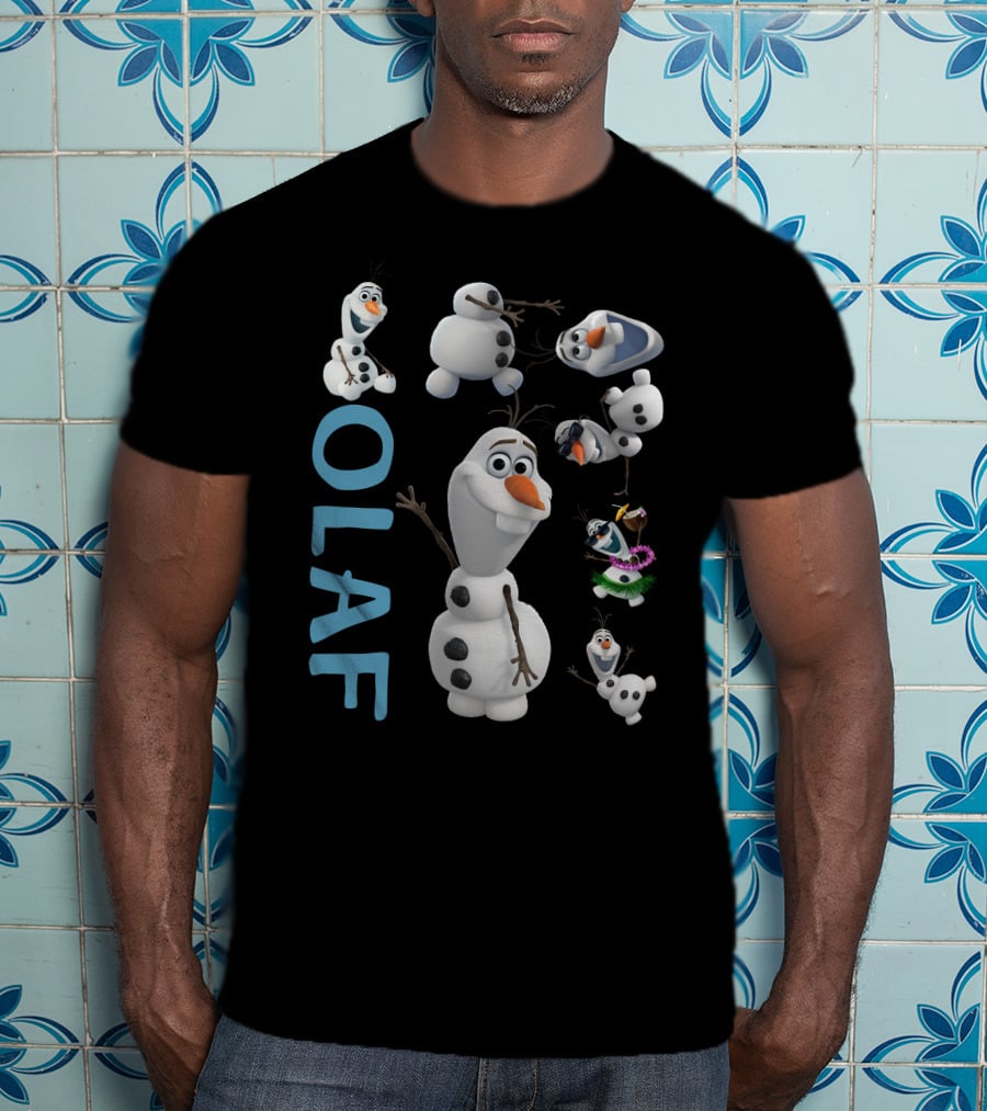 Olaf Frozen Character Multiple Poses And Expressions T-Shirt