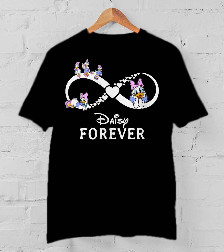 Daisy Forever Infinity Heart And Characters T-Shirt