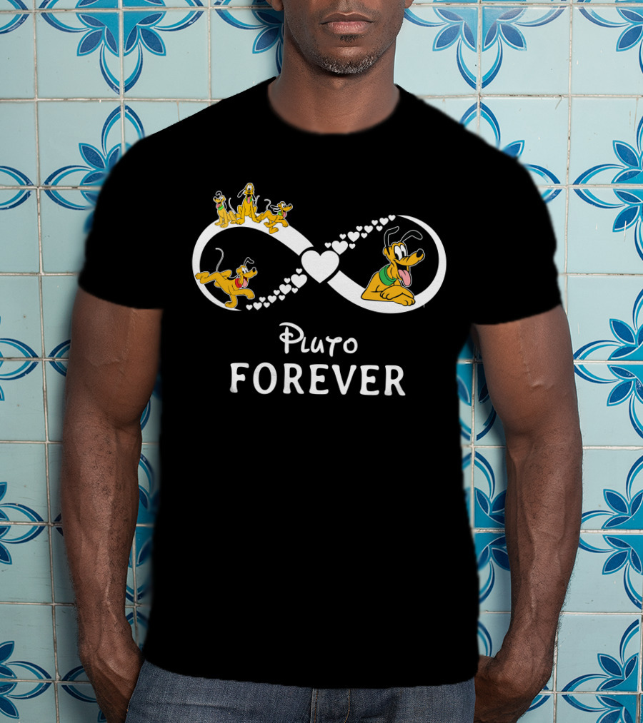 Pluto Forever Infinity Heart T-Shirt