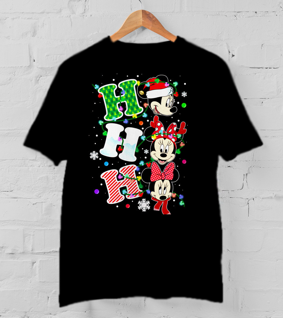 Ho Ho Ho Minnie Christmas T-Shirt