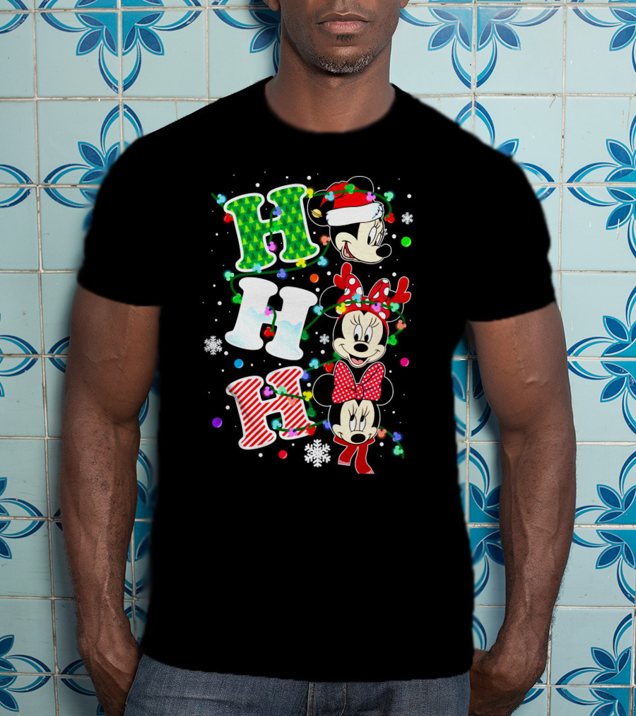 Ho Ho Ho Minnie Christmas T-Shirt