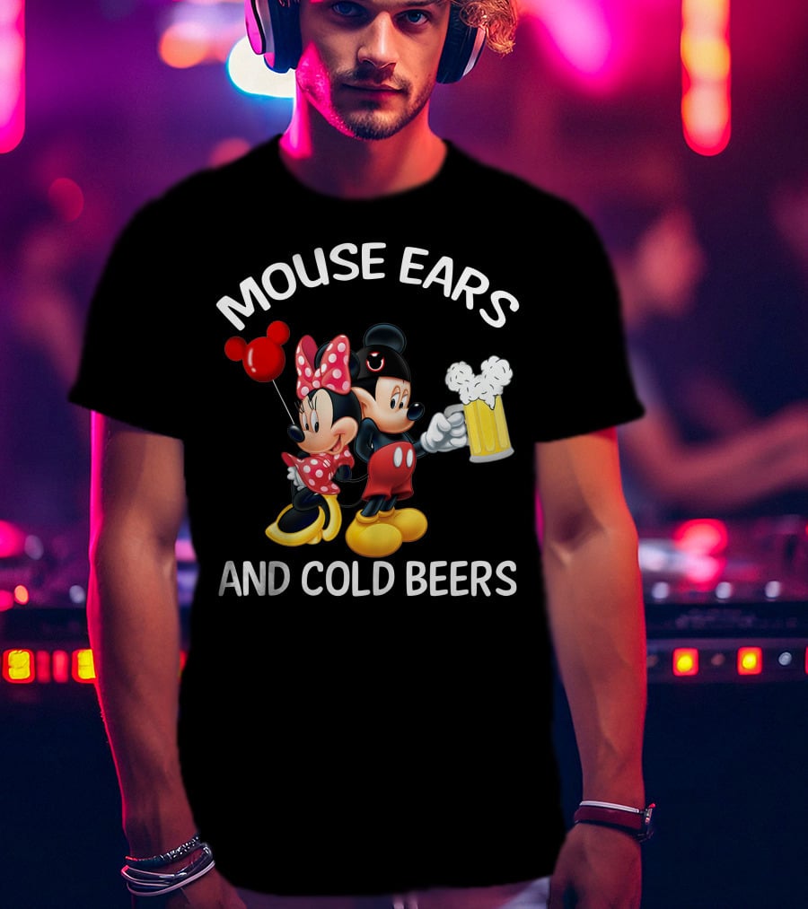 Mouse Ears And Cold Beers T-Shirt