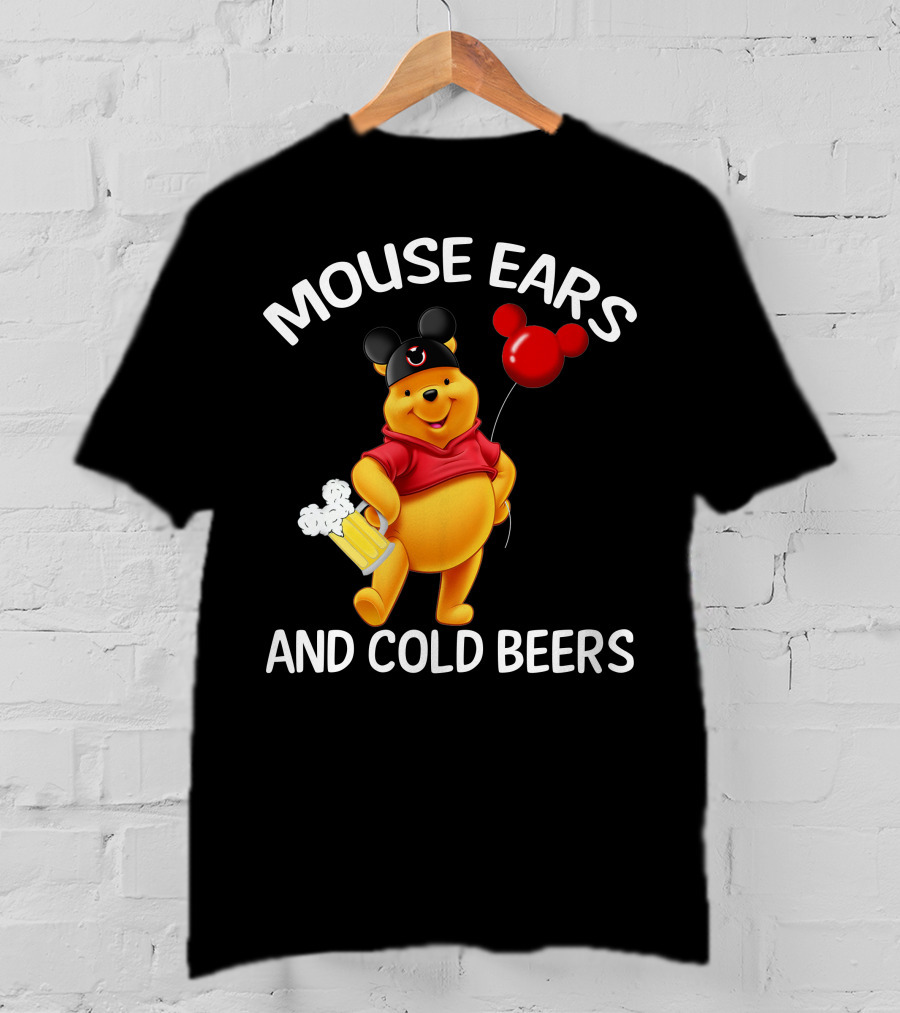Mouse Ears And Cold Beers Balloon And Mug T-Shirt