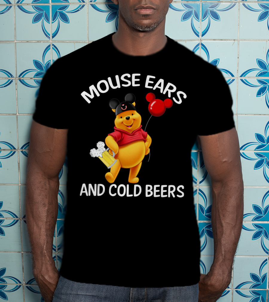 Mouse Ears And Cold Beers Balloon And Mug T-Shirt