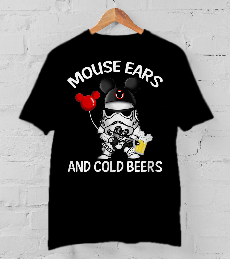 Mouse Ears And Cold Beers Stormtrooper T-Shirt