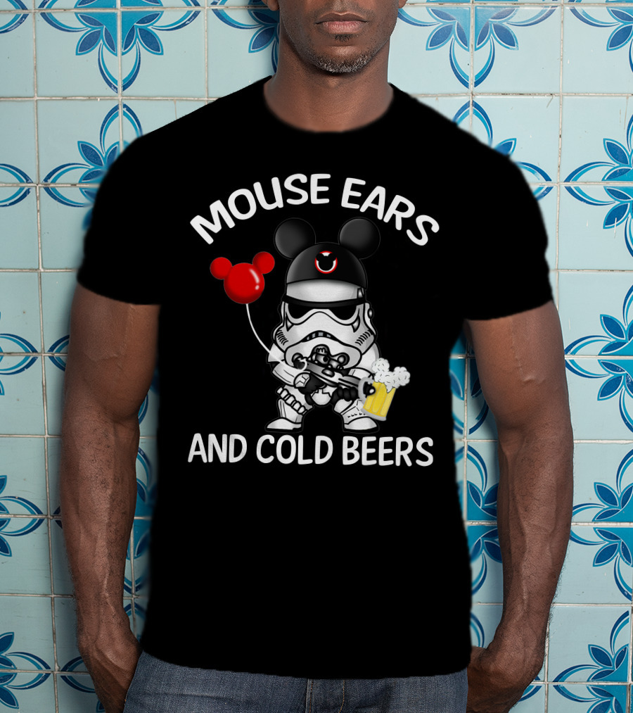 Mouse Ears And Cold Beers Stormtrooper T-Shirt