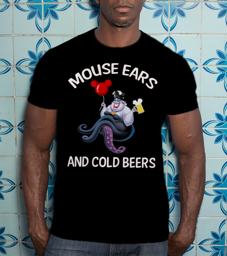 Mouse Ears And Cold Beers Ursula Balloon Beer Mug T-Shirt