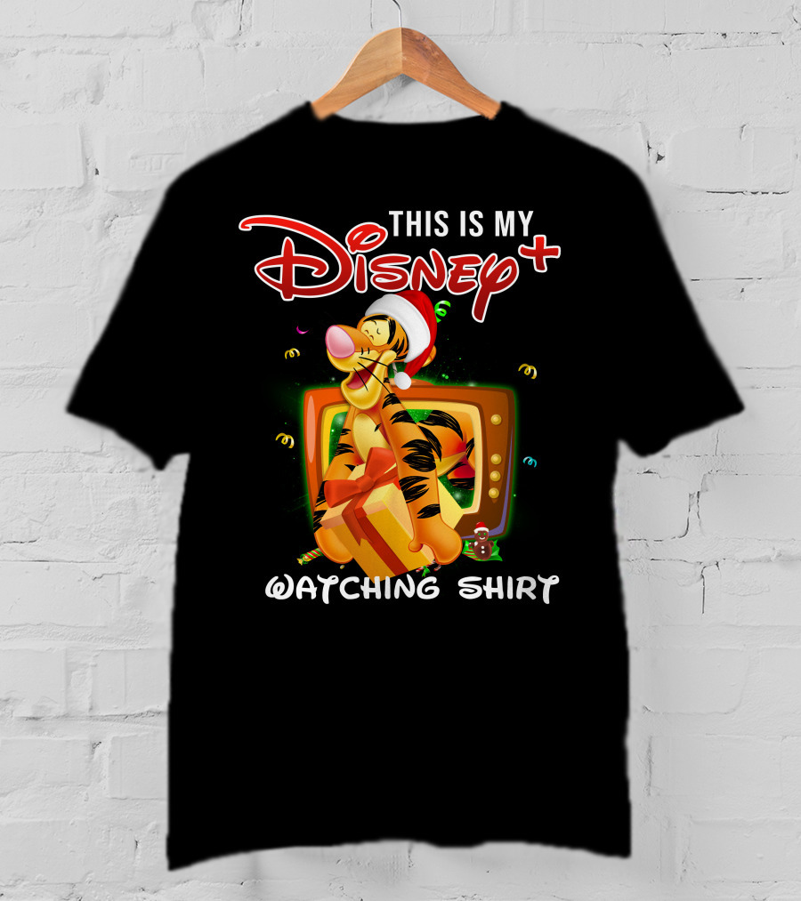 This Is My Disney+ Tigger Watching T-Shirt