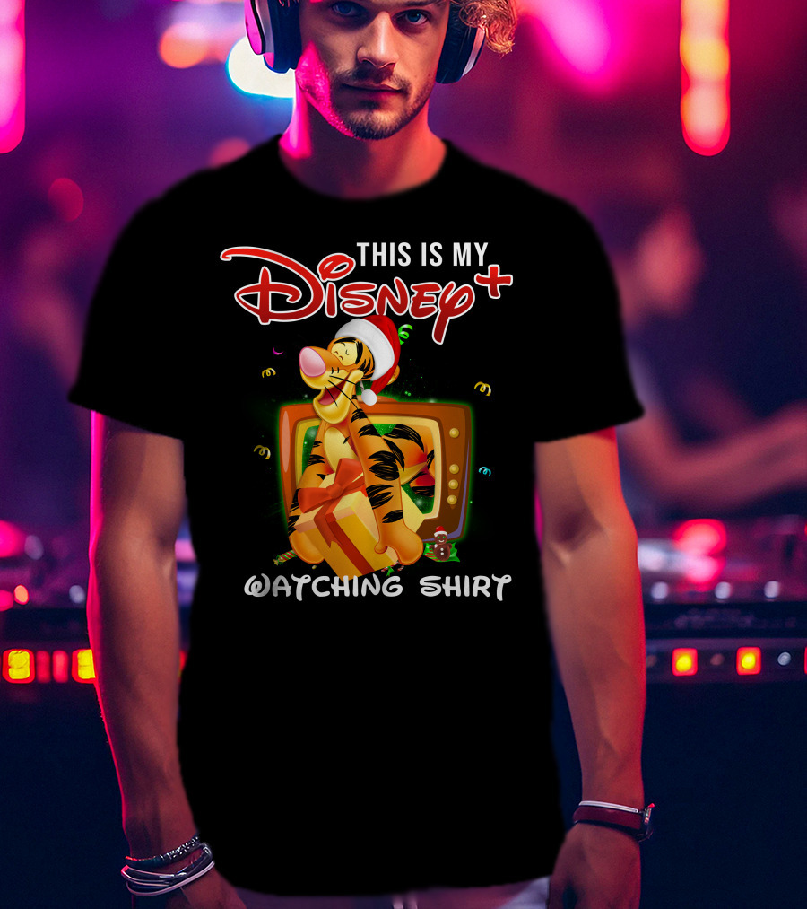 This Is My Disney+ Tigger Watching T-Shirt