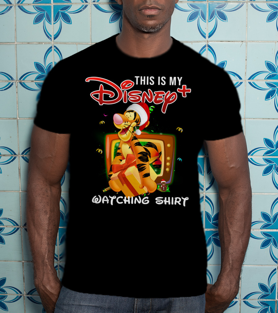 This Is My Disney+ Tigger Watching T-Shirt