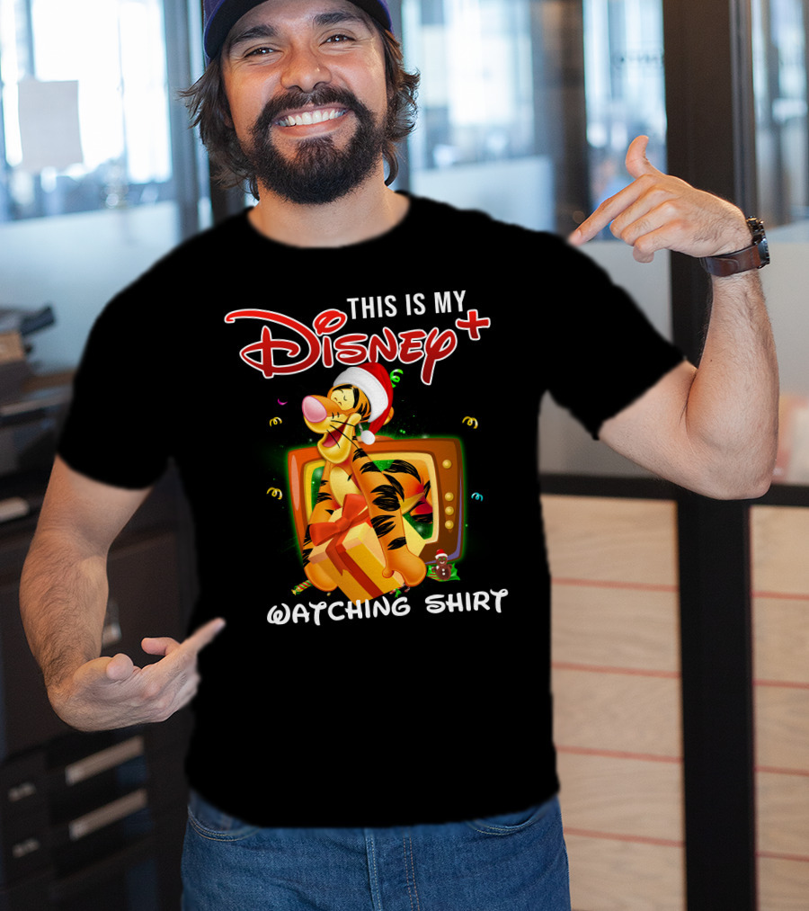 This Is My Disney+ Tigger Watching T-Shirt