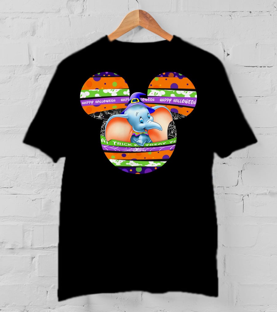 Dumbo Happy Halloween Mickey Trick Or Treat T-Shirt