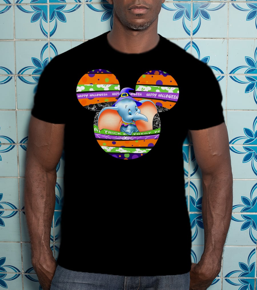 Dumbo Happy Halloween Mickey Trick Or Treat T-Shirt