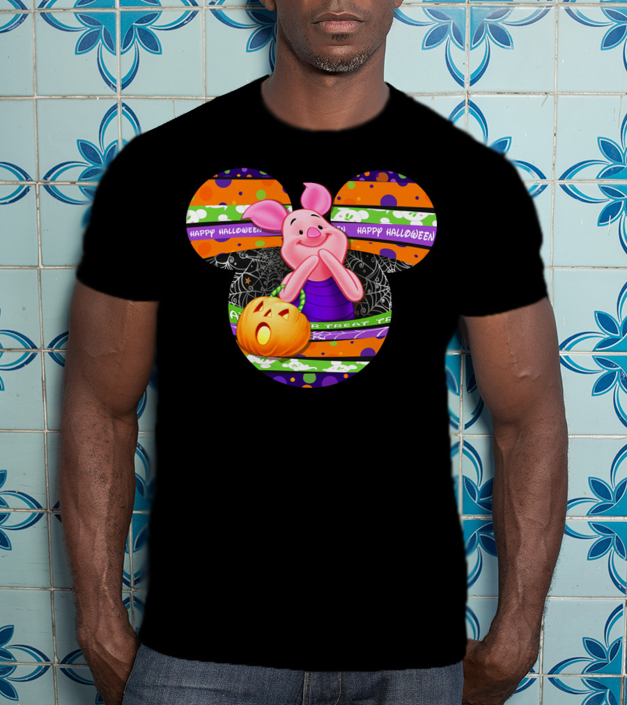 Piglet Happy Halloween Trick Or Treat T-Shirt