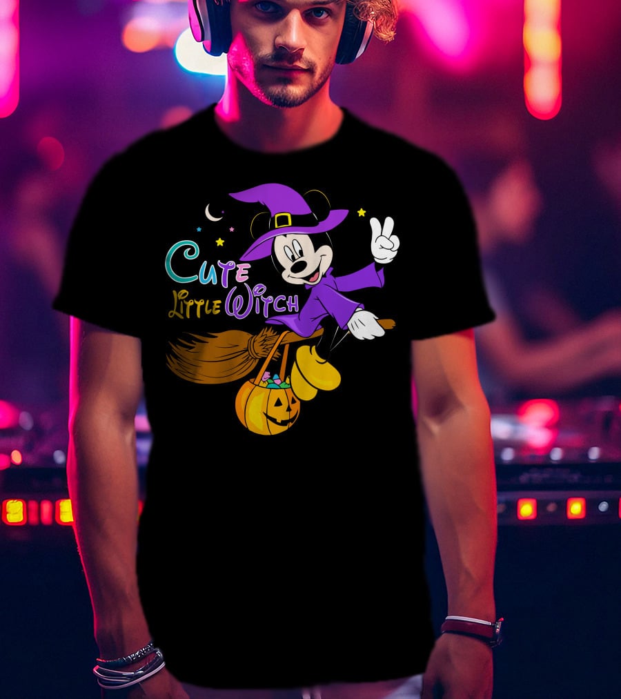 Cute Little Witch Halloween T-Shirt