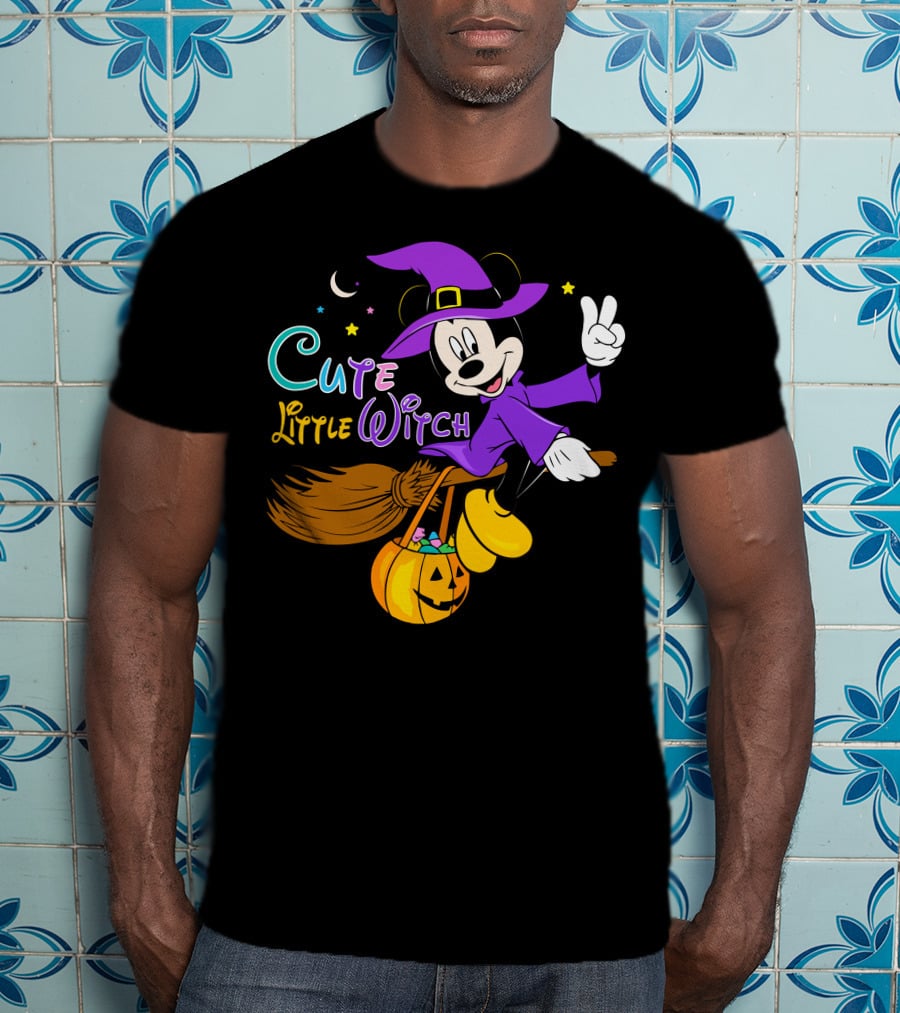 Cute Little Witch Halloween T-Shirt