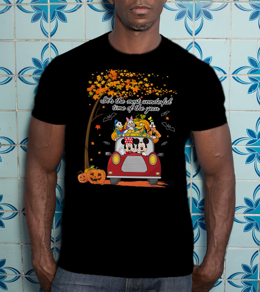 It's The Most Wonderful Time Of The Year With Mickey Minnie And Friends In Halloween Adventure T-Shirt