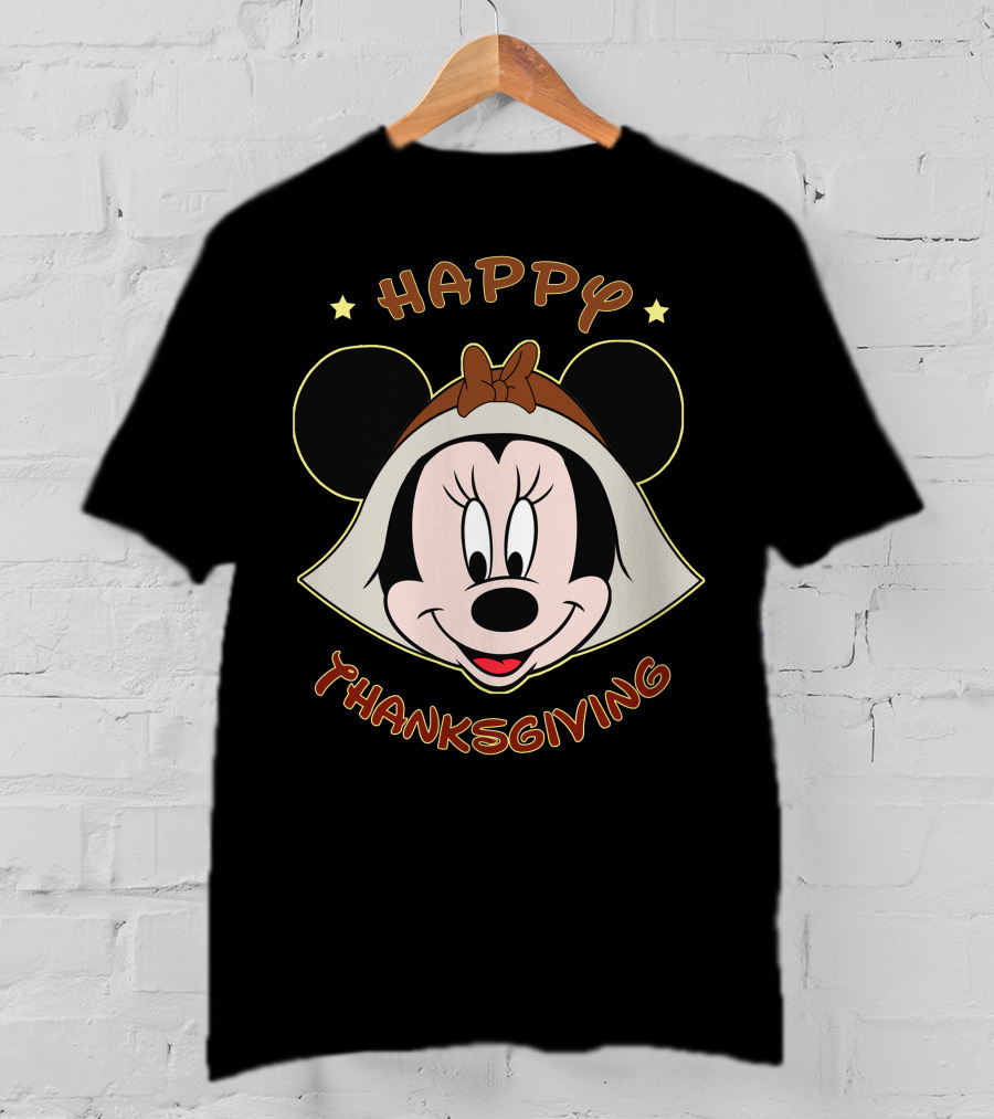 Happy Thanksgiving Minnie Mouse T-Shirt