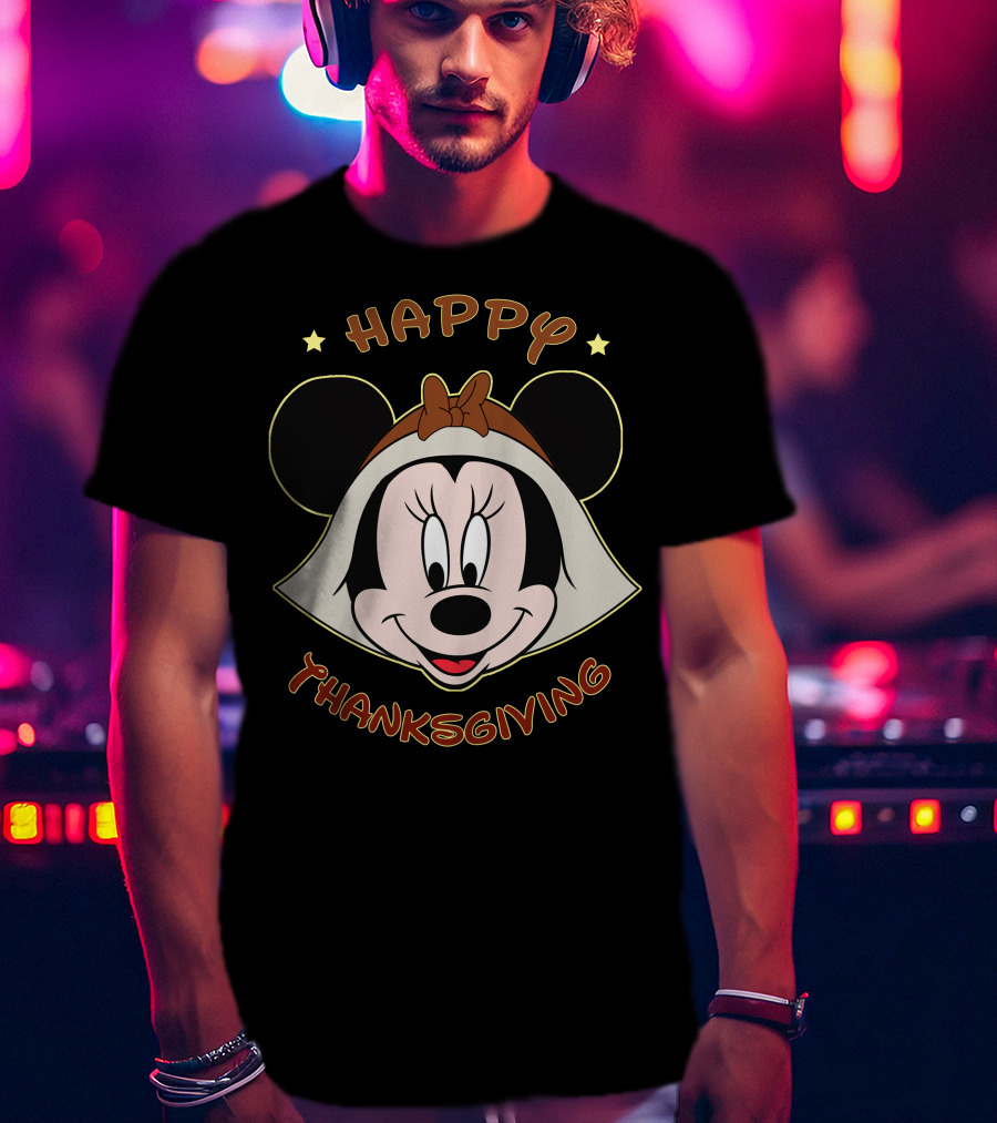 Happy Thanksgiving Minnie Mouse T-Shirt