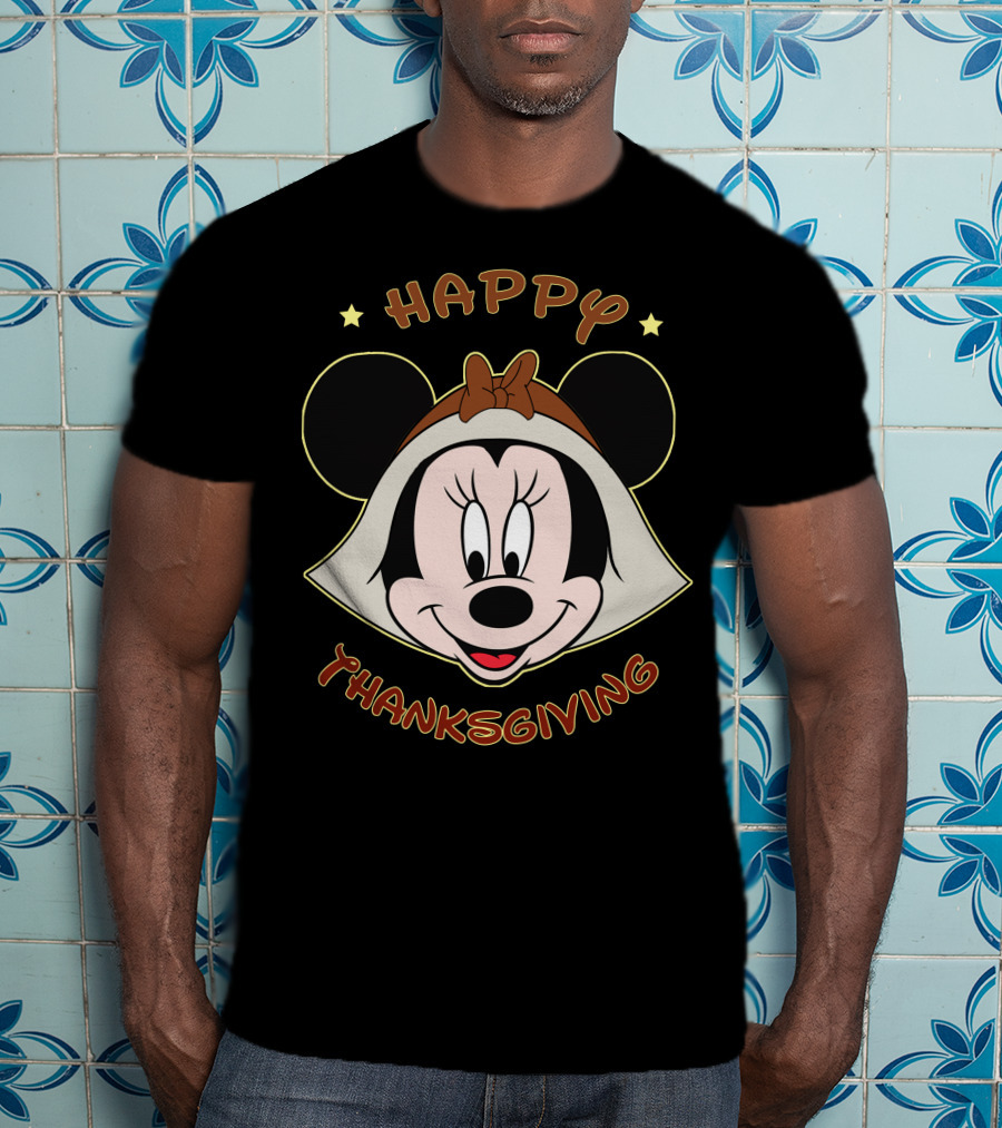 Happy Thanksgiving Minnie Mouse T-Shirt