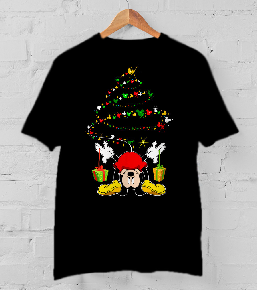 Merry Christmas 102 Holiday Cartoon Character Festive Tree T-Shirt