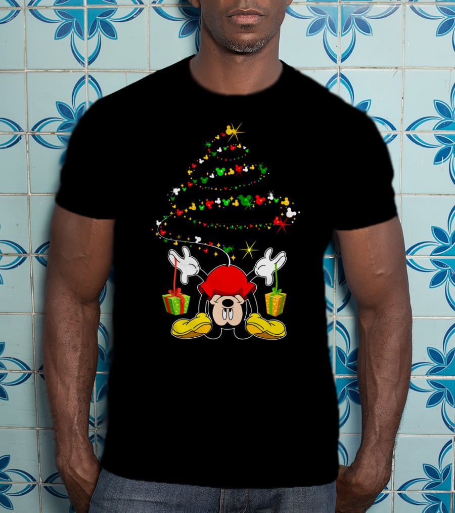 Merry Christmas 102 Holiday Cartoon Character Festive Tree T-Shirt