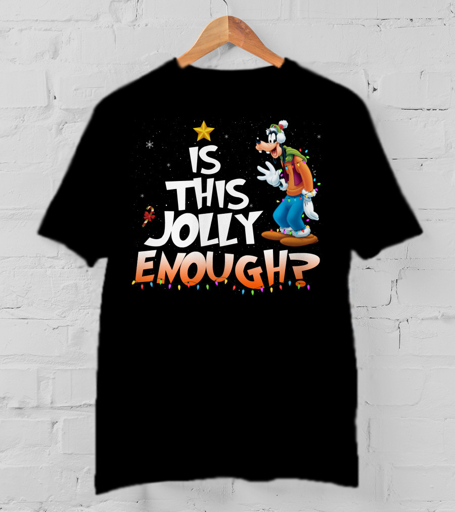 Goofy Is This Jolly Enough Christmas Lights T-Shirt