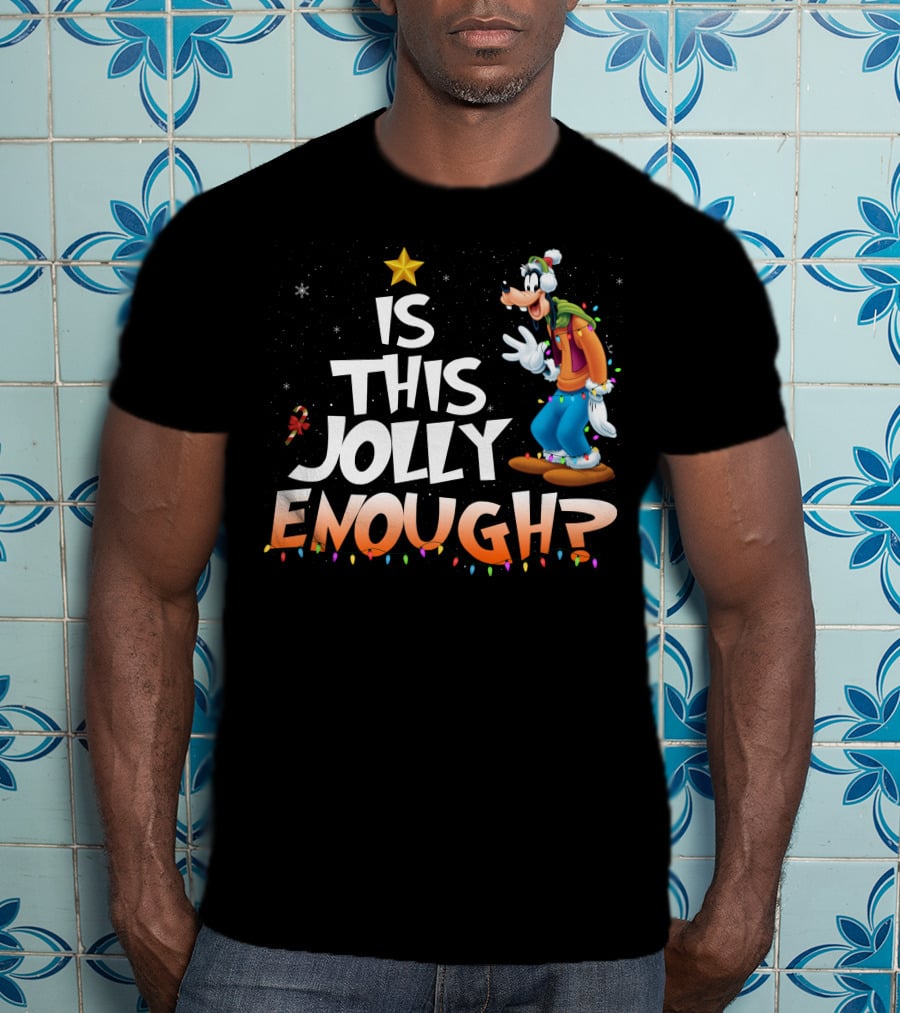 Goofy Is This Jolly Enough Christmas Lights T-Shirt