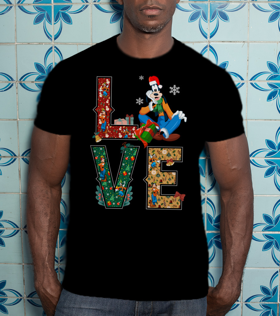 Goofy Love Christmas Festive Celebration T-Shirt