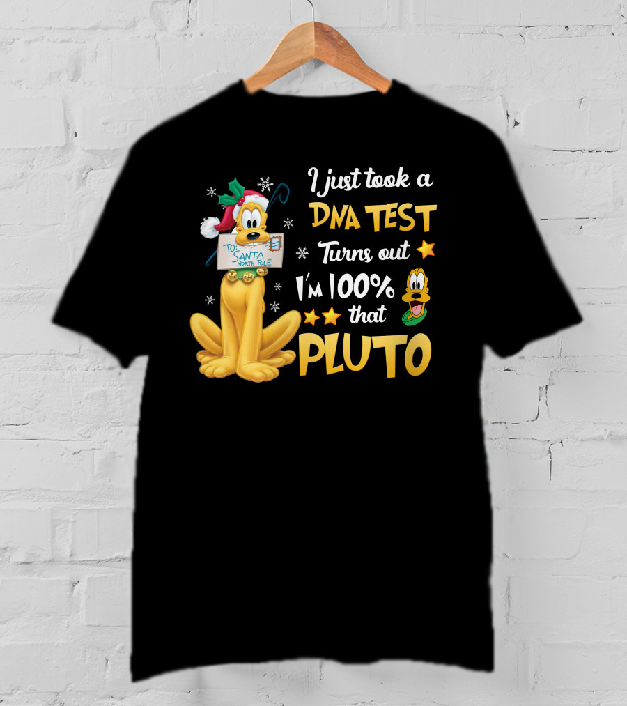 I Just Took A Dna Test Turns Out I'm 100% That Pluto Santa North Pole T-Shirt