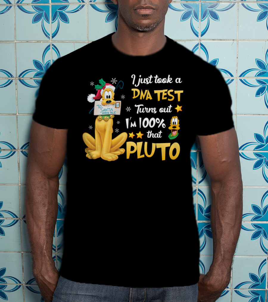 I Just Took A Dna Test Turns Out I'm 100% That Pluto Santa North Pole T-Shirt