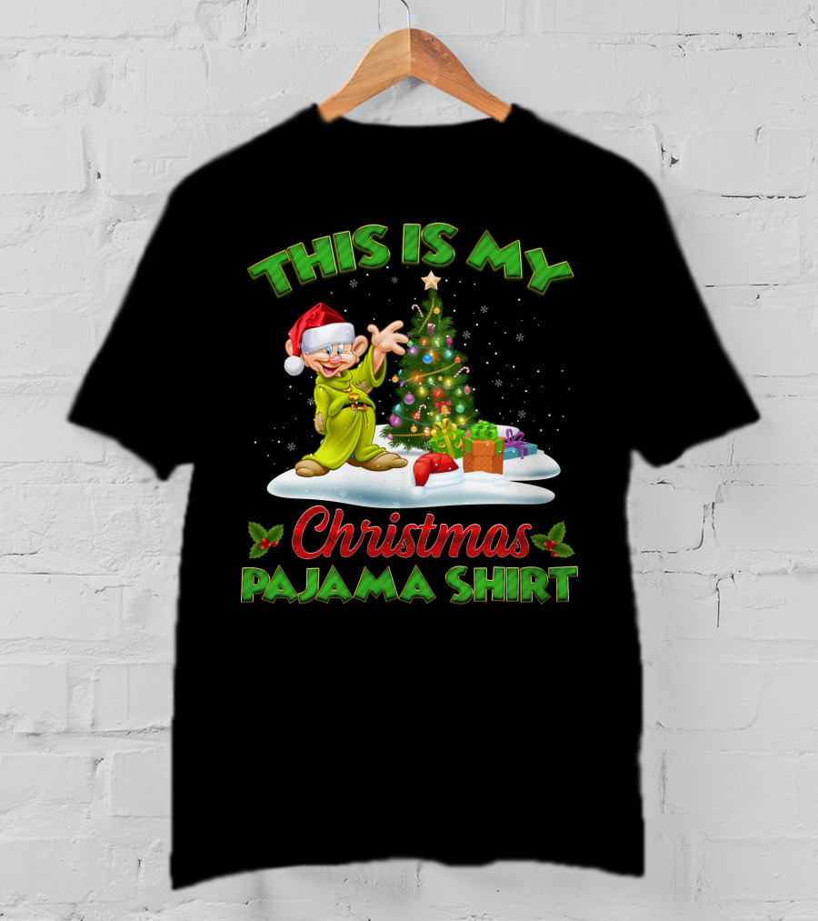 This Is My Christmas Pajama Shirt Dopey T-Shirt