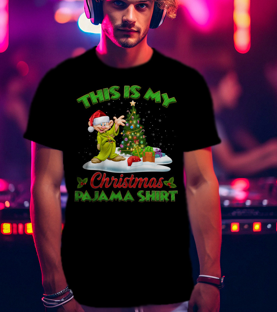 This Is My Christmas Pajama Shirt Dopey T-Shirt