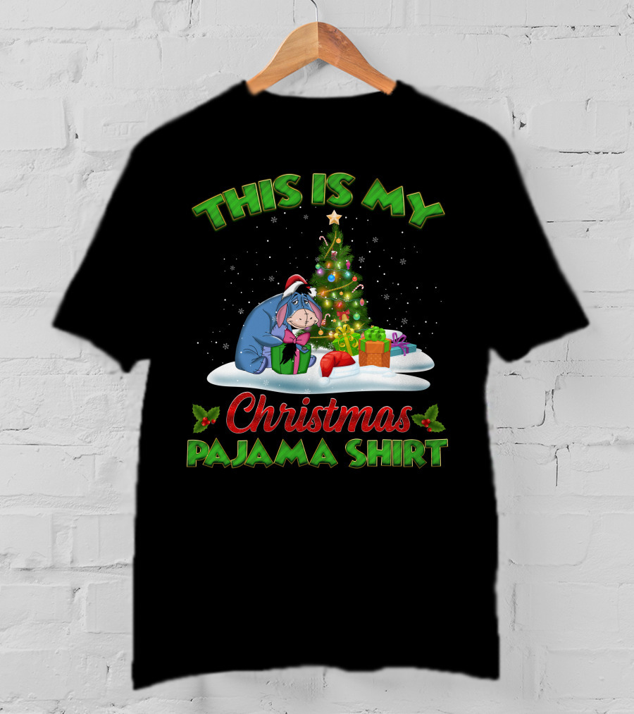 This Is My Christmas Pajama Shirt Eeyore T-Shirt
