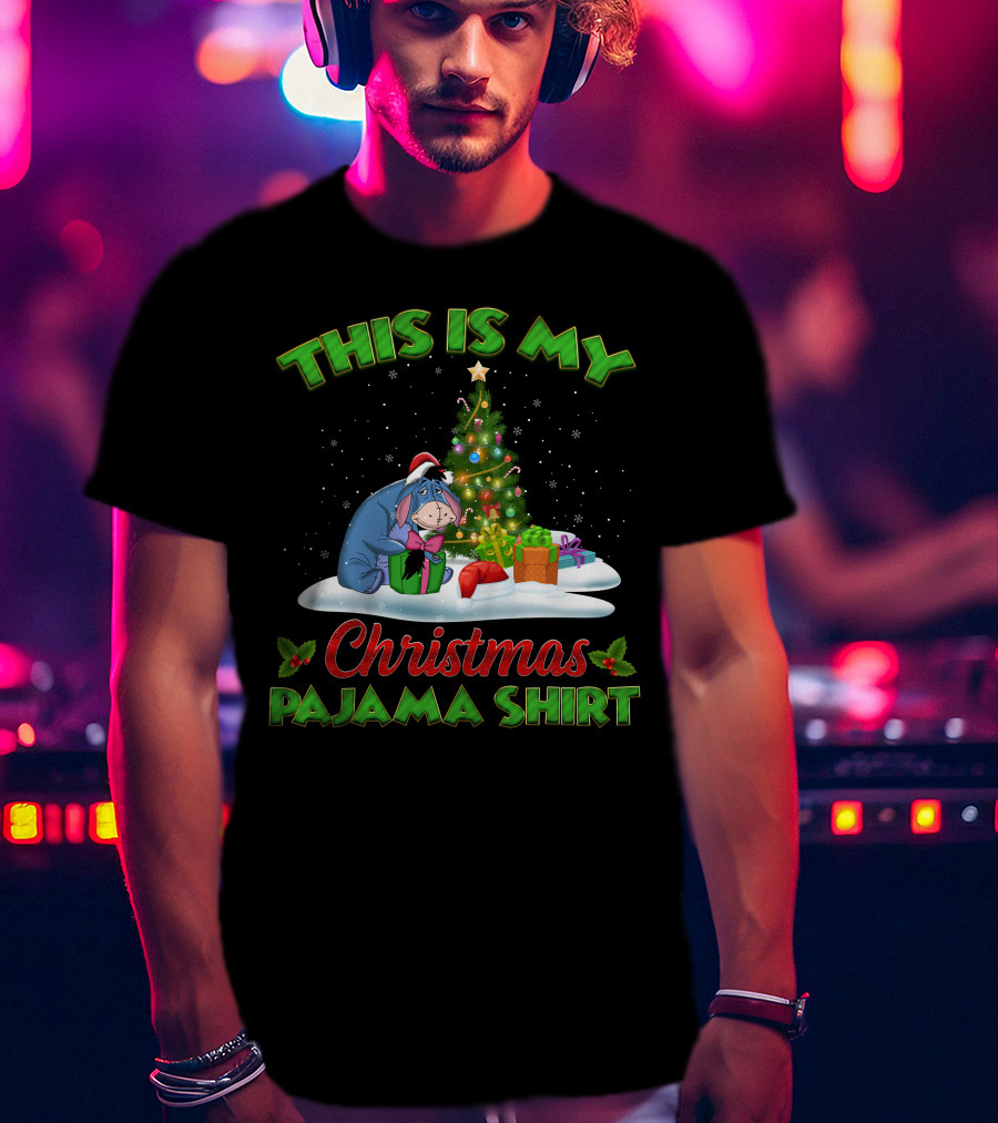 This Is My Christmas Pajama Shirt Eeyore T-Shirt
