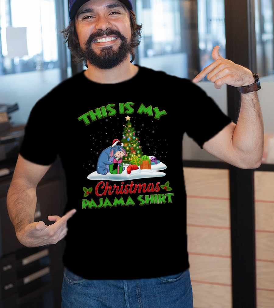 This Is My Christmas Pajama Shirt Eeyore T-Shirt