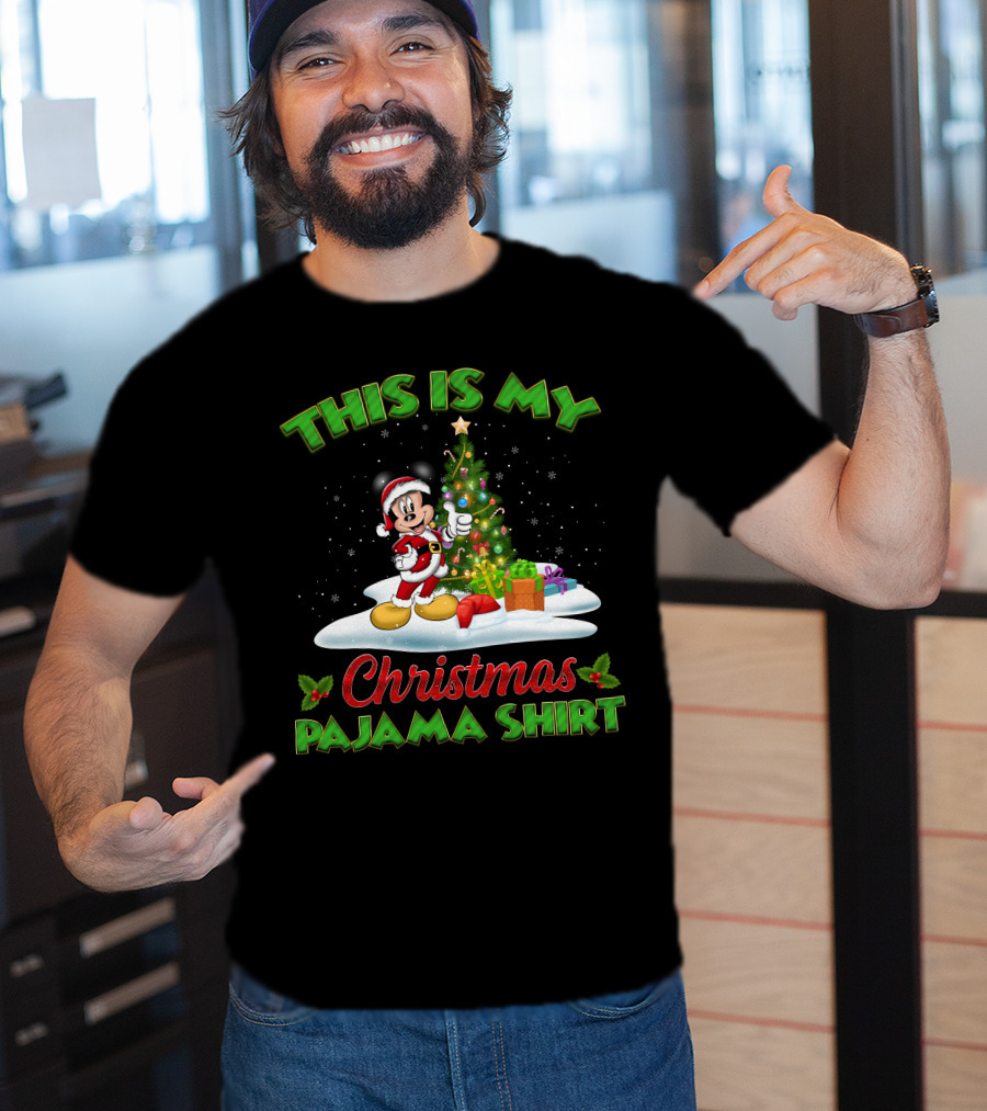 This Is My Christmas Pajama Shirt Mickey T-Shirt