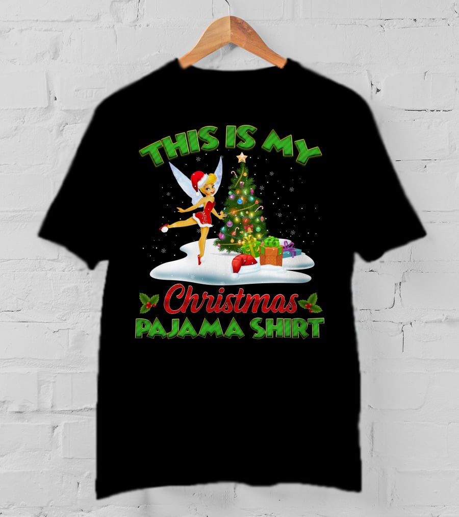 This Is My Christmas Pajama Shirt Tinker Bell T-Shirt