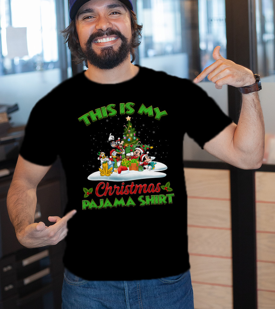 This Is My Christmas Pajama Shirt Mickey And Friend Christmas T-Shirt